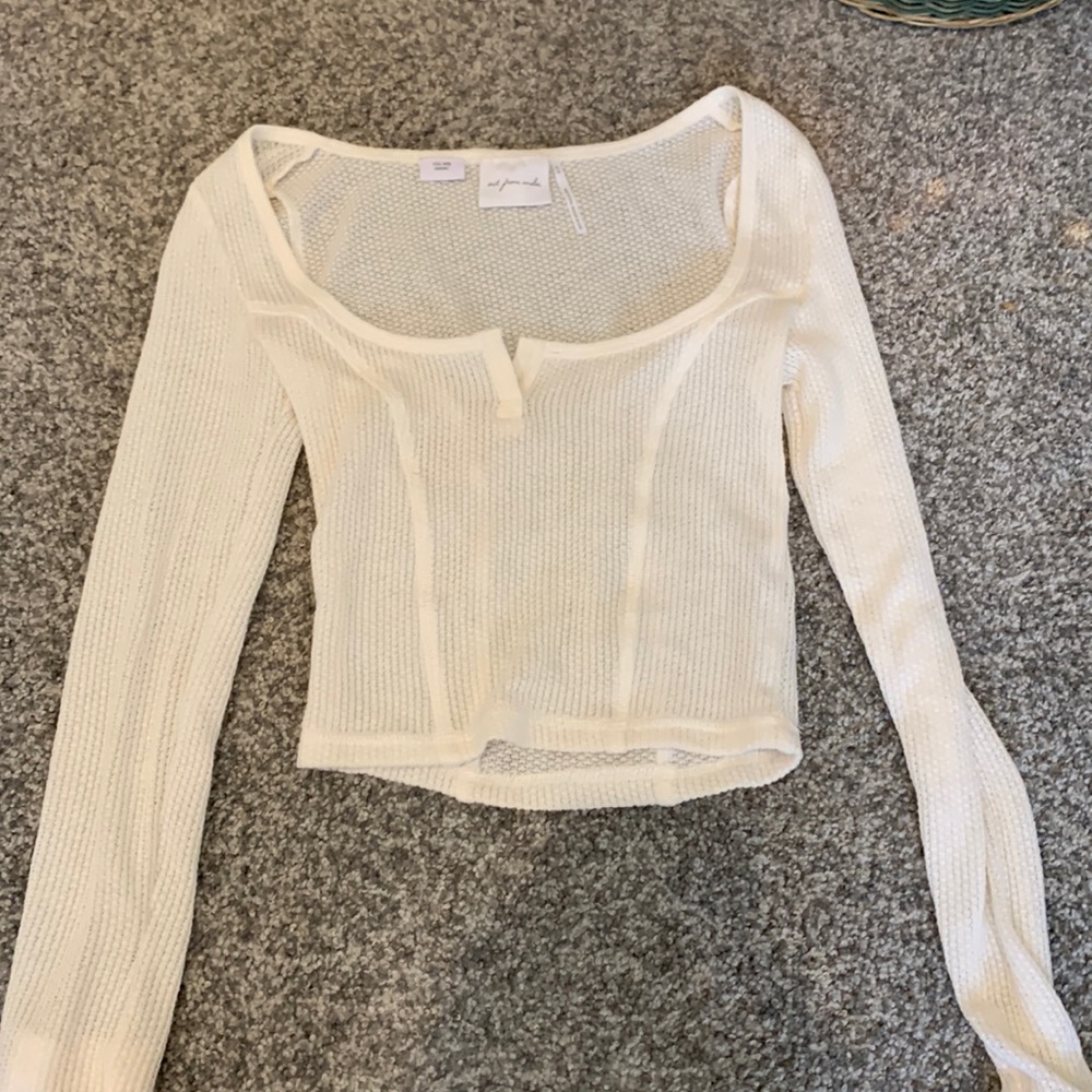 Never Worn Urban Outfitters White Longsleeve